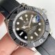 Replica Rolex Yacht-Master Watch SS Black Dial Black Rubber Clone ETA2836 (4)_th.jpg